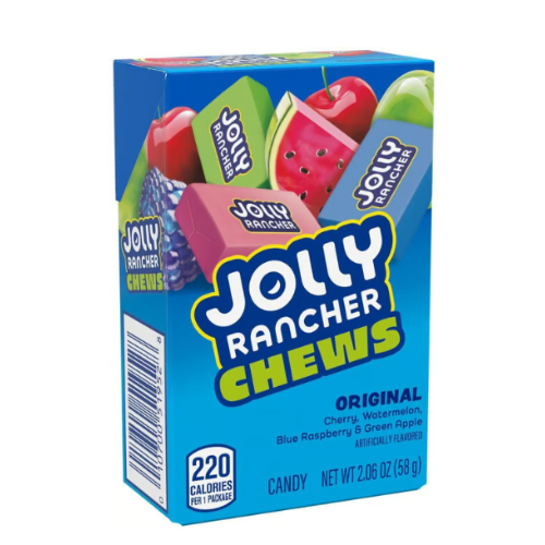 Jolly Rancher Chews Assorted Original Flavors Candy Box